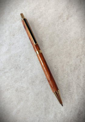 Slimline 24K Gold Mechanical Pencil Handcrafted image 1