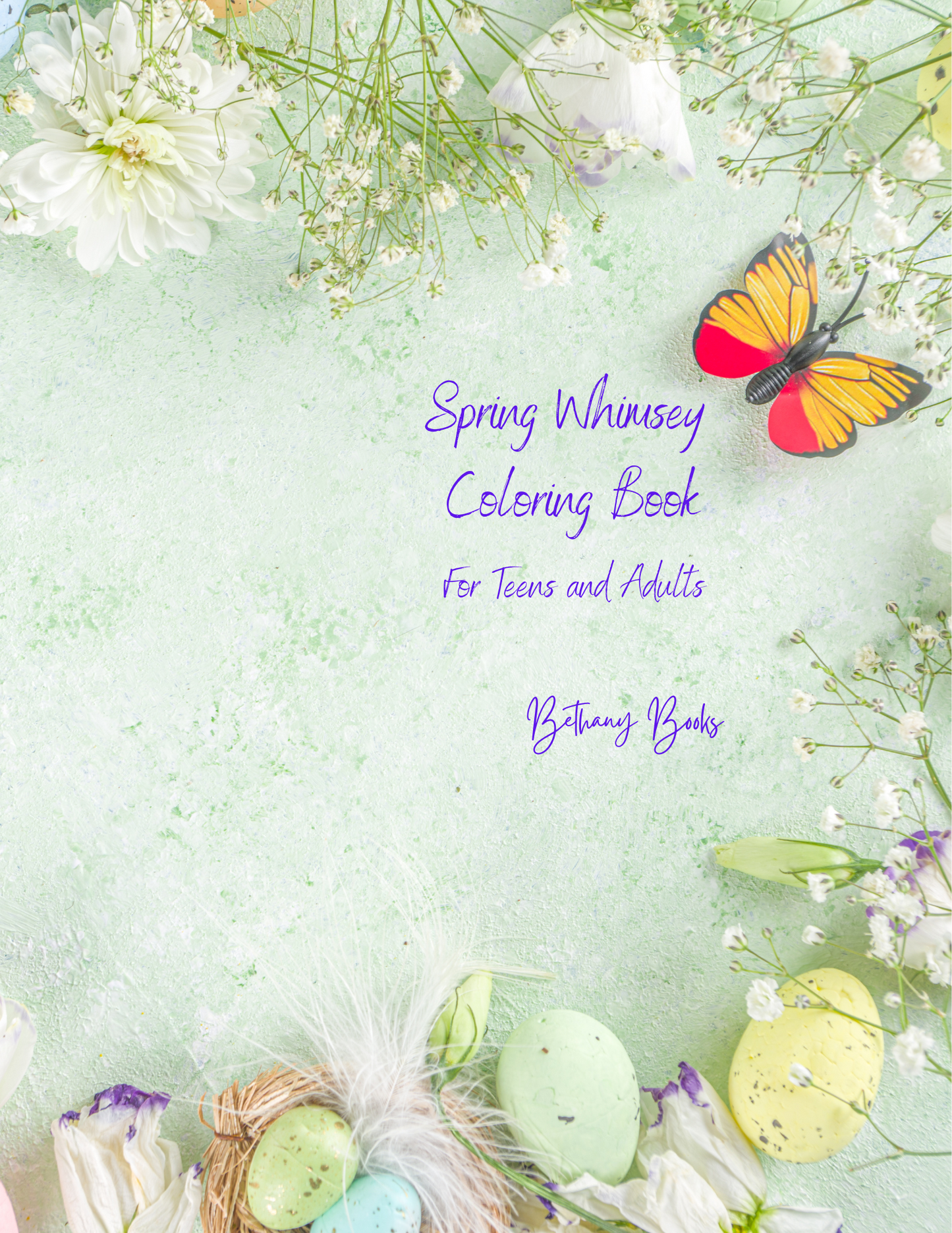 Children to Adults Coloring Books Bethany Homestead Creations Handcrafted