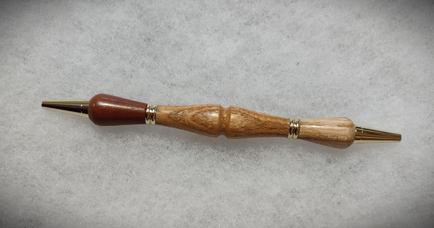 Teacher's Ballpoint Pen with Dual Inks Handcrafted