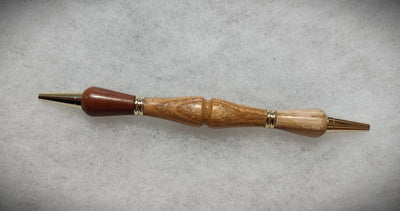 Teacher's Ballpoint Pen with Dual Inks Handcrafted image 1