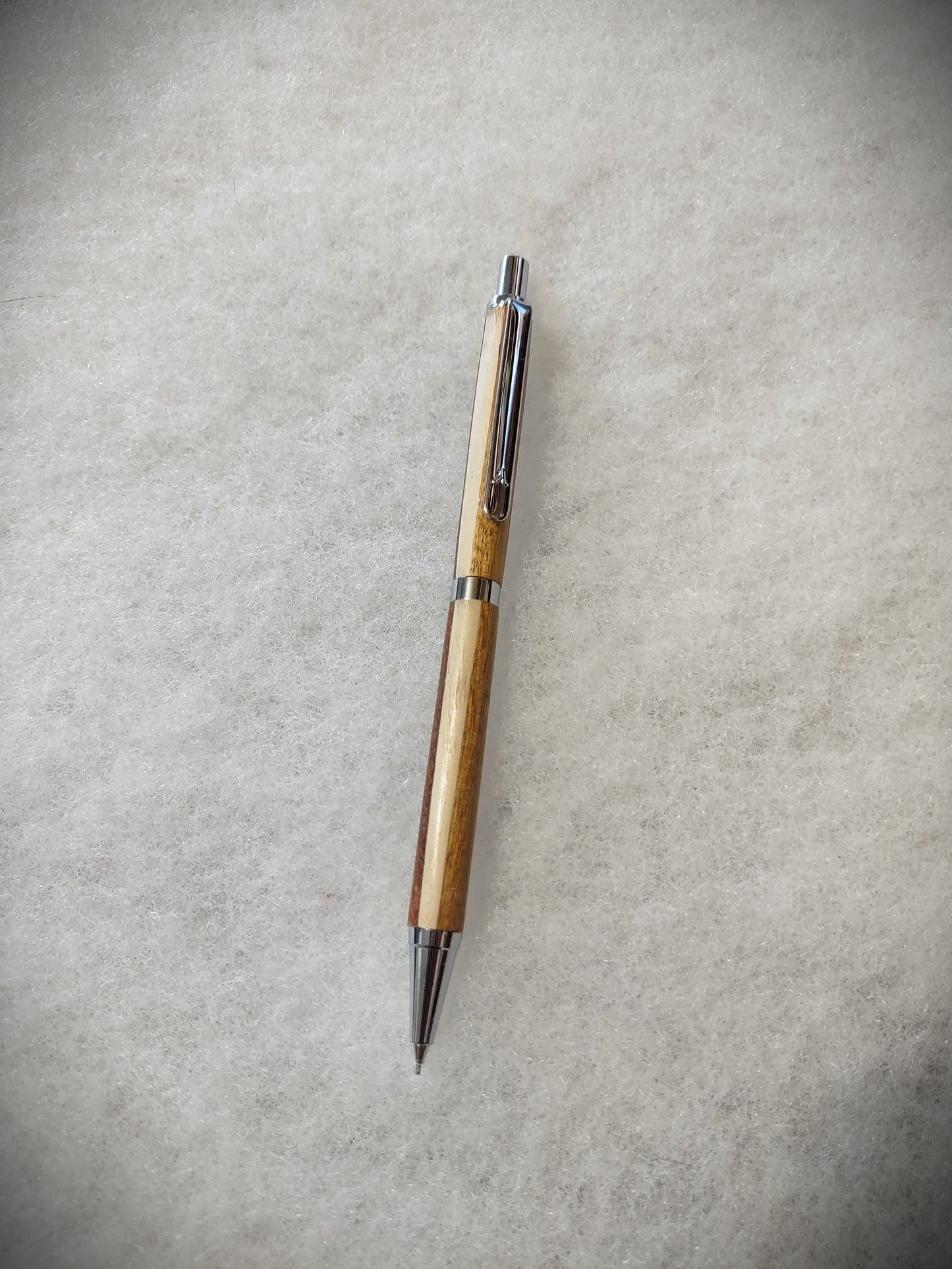 Slimline Chrome Mechanical Pencil Bethany Homestead Creations Handcrafted