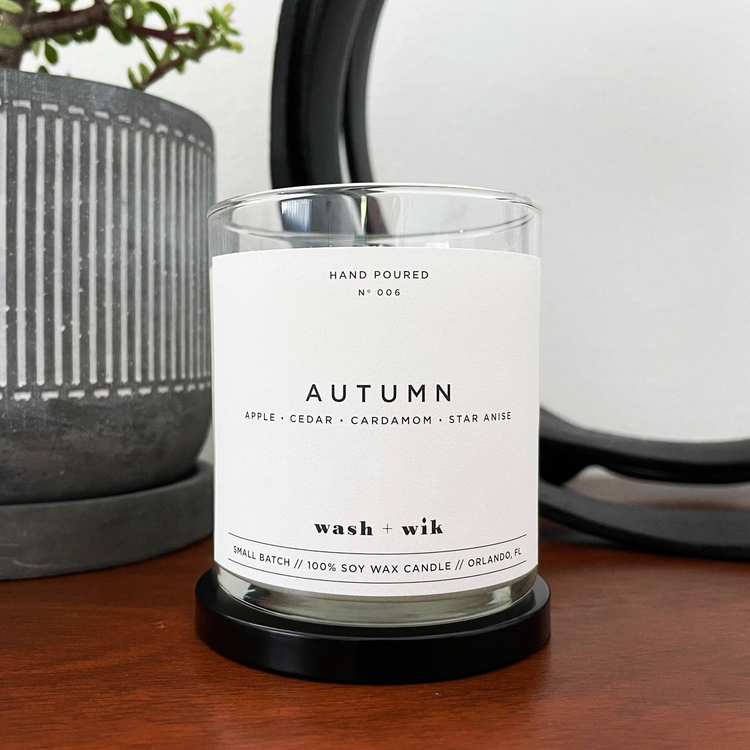 Soy Wax Candle in Various Scents