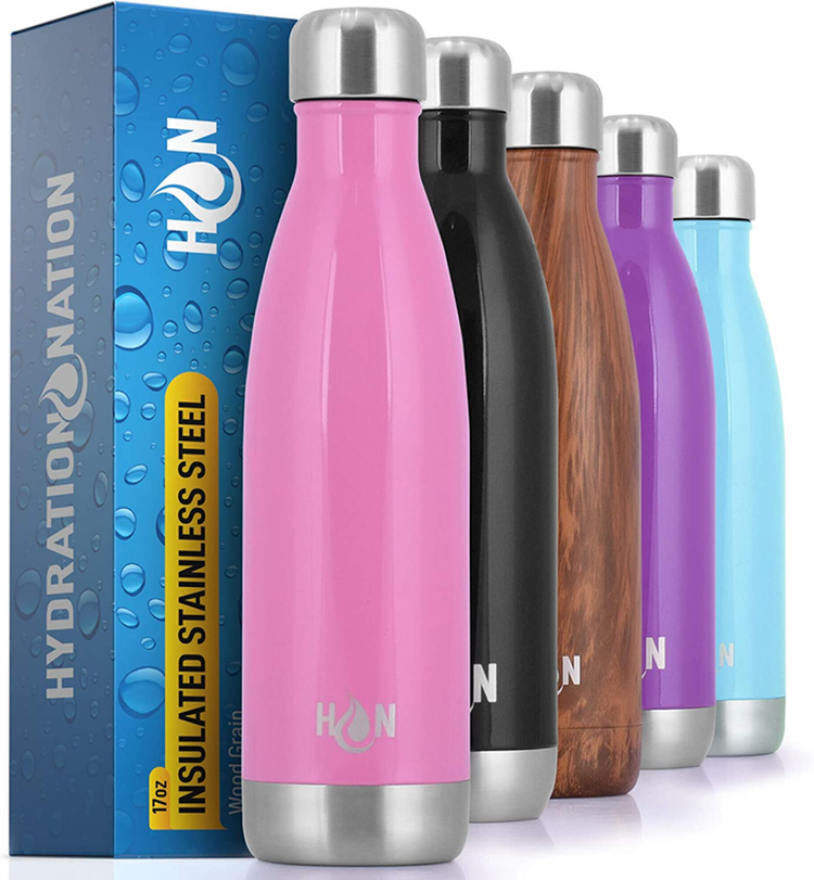 Hydration Nation Double Wall Insulated Water Bottle