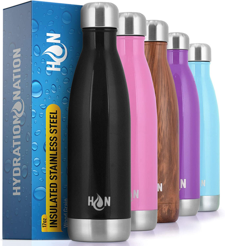 Hydration Nation Double Wall Insulated Water Bottle