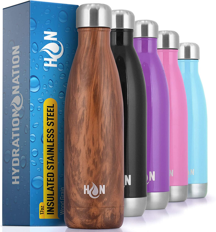 Hydration Nation Double Wall Insulated Water Bottle