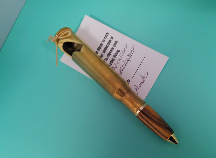 50 Caliber Machine Gun Cartridge Pen and Bottle Opener Bethany Homestead Creations Handcrafted