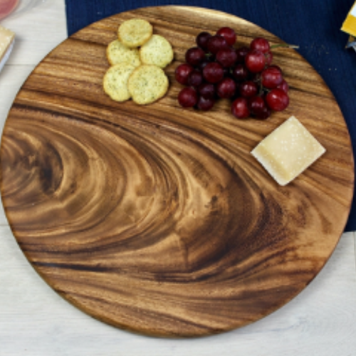 Round Charcuterie Serving Board