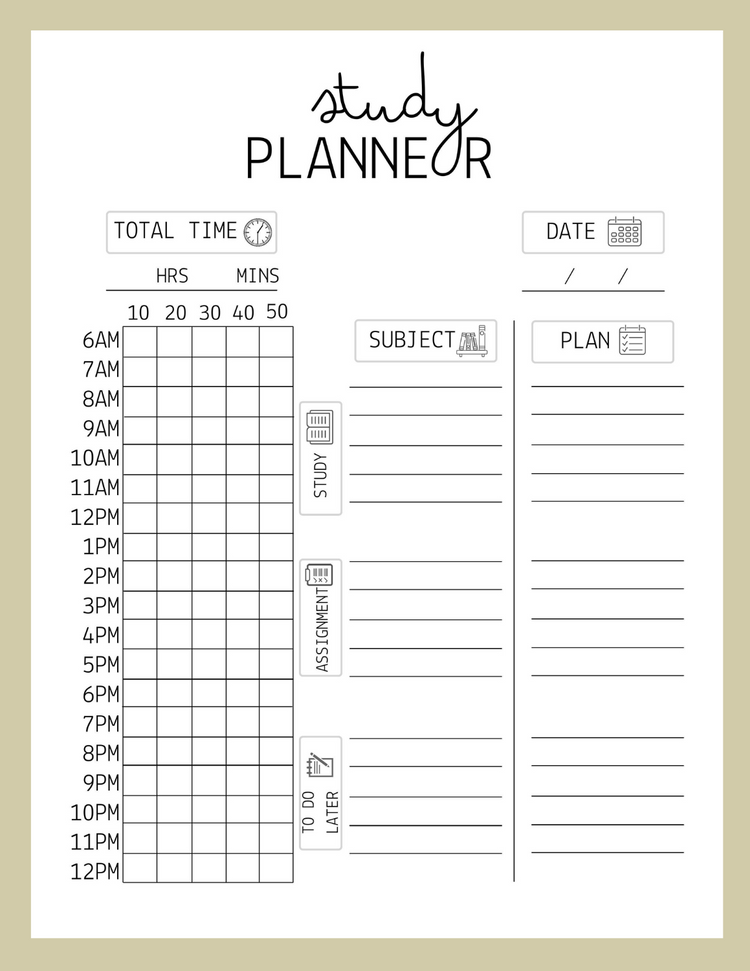 Study Planner