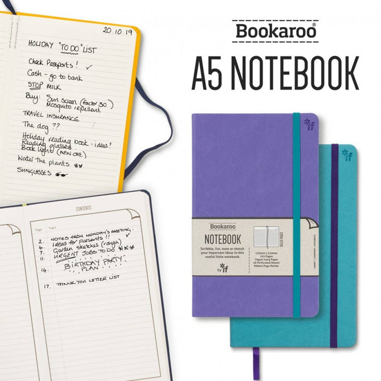 Bookaroo A5 Notebook: Charcoal